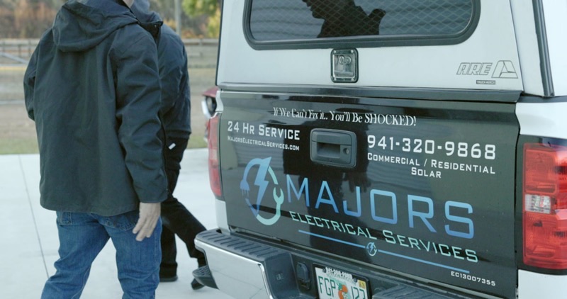 Majors Electrical Services truck
